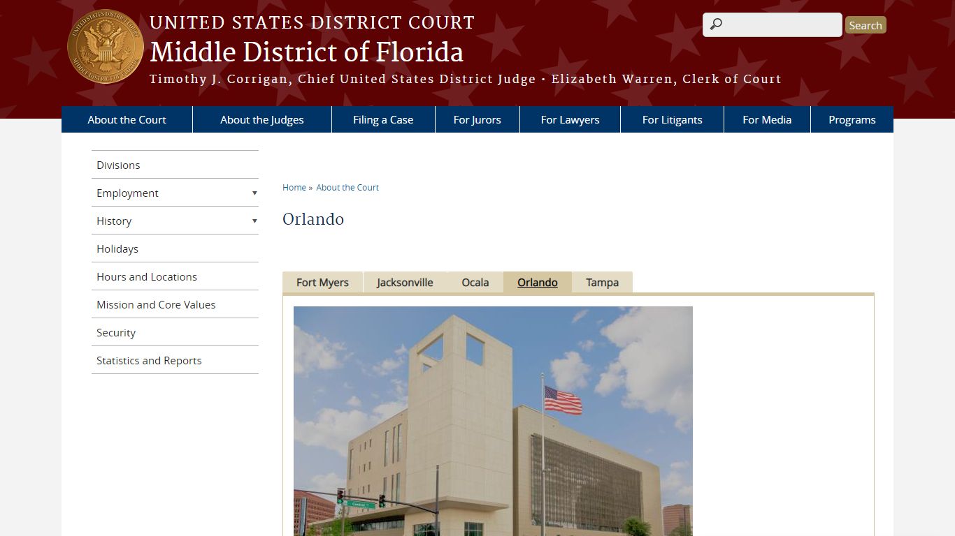 Orlando | Middle District of Florida | United States District Court